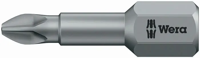 Bit 851/1 TZ 1/4 Zoll PH 1 L.25mm Torsionszone,zähh.WERA VE: 10 Stück Sonderaktion