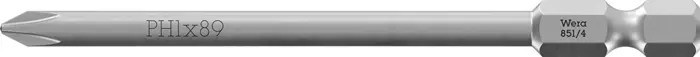 Bit 851/4 Z 1/4 Zoll PH 1 L.89mm zähh.WERA Nur Für Kurze Zeit