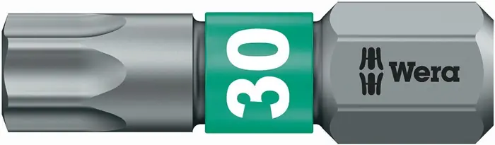 Bit 867/1 BTZ 1/4 Zoll T 30 L.25mm BiTorsion,zähh.WERA VE: 10 Stück Neu Im Sortiment