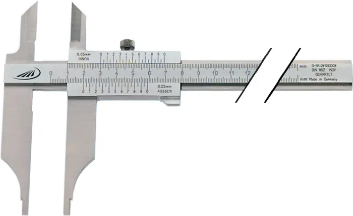 Günstig Werkstattmessschieber DIN 862 300mm m.Spitzen parallaxfrei