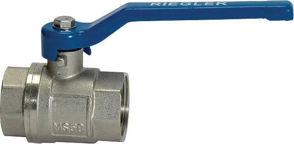 Messingkugelhahn VALVE LINE 47,80mm G 1 1/2 Zoll innen/innen DN 40mm RIEGLER Letzte Chance