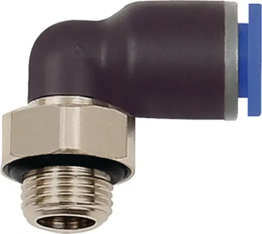 L-Steckverschraubung Bl.Ser.AG G 1/2 Zoll SW24mm m.O-Ring,drehb.zyl.10mm RIEGLER VE: 10 Stück Abverkauf
