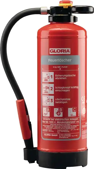 Online Kaufen Auflade-Pulverfeuerlöscher 12kg aufladb.Brandkl.55 A 233 B C m.Wandh.GLORIA