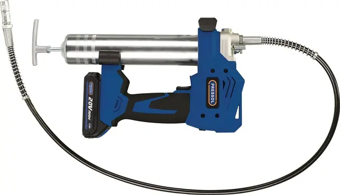 Preisreduziert Akkufettpresse PROFESSIONAL 20 V/2,0 Ah f.400g Fettkart. DIN 1284 od.loses Fett