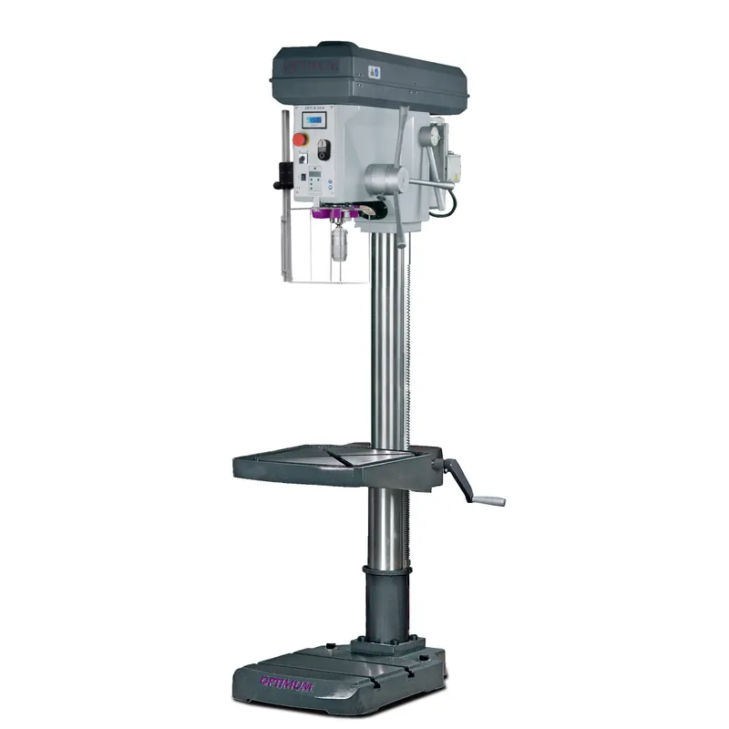 Optimum Säulenbohrmaschine - B 34H Aktions-Set - OPTIdrill Versand Am Gleichen Tag