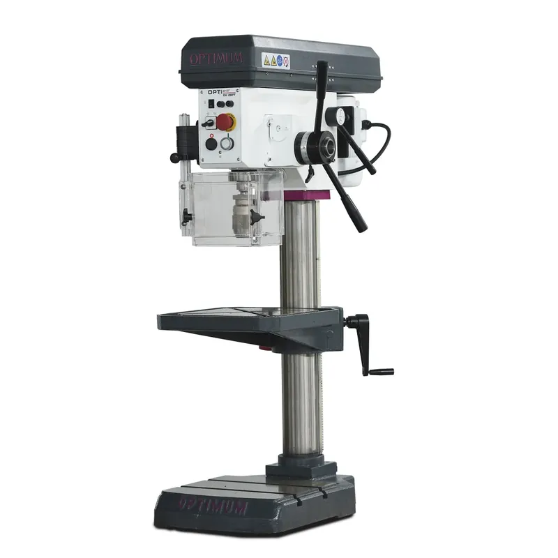 Super-Preis Optimum Tischbohrmaschine - DH 28FT Aktions-Set inkl. Maschinenschraubstock - OPTIdrill