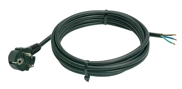 Knallerangebot Anschlussleitung H05VV-F 3G1,5mm² 3m Winkelstecker WEINGÄRTNER