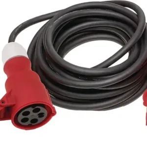 Markenprodukt CEE-Verlängerung 63 A 400 V 25m H07RN-F 5x16mm² schwarz IP44