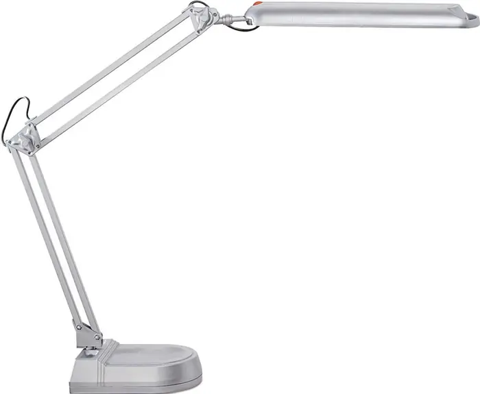 Versand Am Gleichen Tag Schreibtischleuchte Metall/Ku.silber H.max.410mm Standfuß m.LED