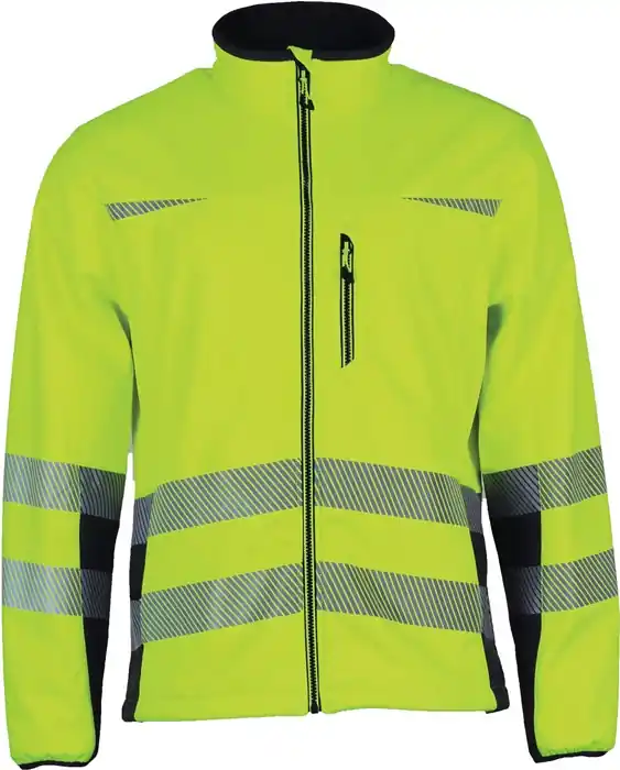 Warnschutz-Softshelljacke Prevent® Trendline Gr.XXXL gelb/schwarz Finale Aktion