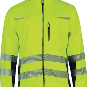 Warnschutz-Softshelljacke Prevent® Trendline Gr.XL gelb/schwarz Online Kaufen