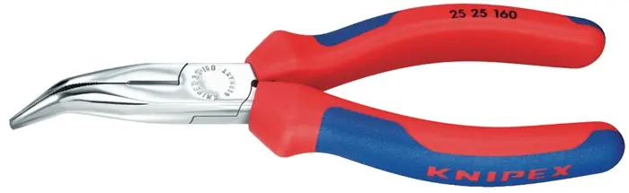 Flachrundzange L.160mm flachrund 40Grad gew.Comfort-Griff KNIPEX Sichere Zahlung