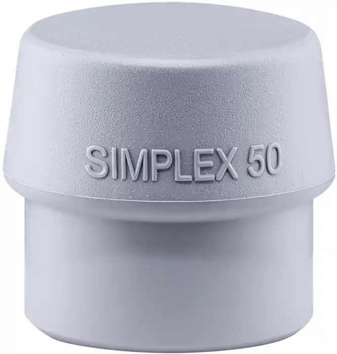 Schonhammerkopf SIMPLEX Kopf-Ø 50mm TPE-mid grau mittelh.HALDER Beliebt