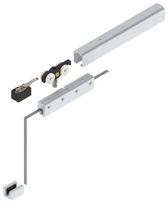 Schiebetürsystem 140 2100mm EV1 elox.910-1100mm Dm. Jetzt Bestellen