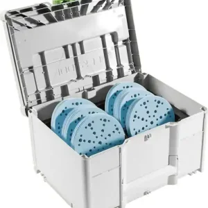 Garantierte Lieferung Festool Schleifmittel-Systainer³ SYS-STF D150 GR-Set Granat
