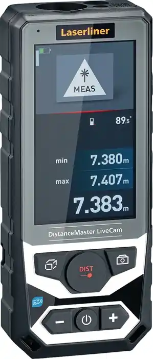 Preisknaller Laserentfernungsmesser DistanceMaster LiveCam 150m ± 1,5mm IP65 LASERLINER
