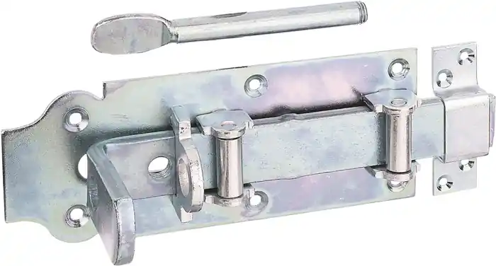 Highlight Stalltür-RL-Schlossriegel L.200mm B.80mm STA galv.verz.Dickschichtschutz GAH