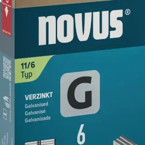 Sichere Zahlung Flachdrahtklammer G Typ 11 B10,6xL6mm Draht-B.1,25mm 1200 St.NOVUS