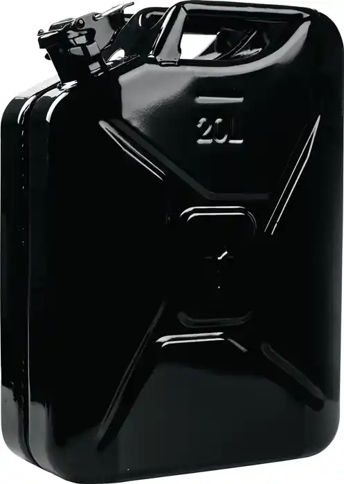 Sale Kraftstoffkanister 20l Schwarz RAL 9005 Stahlbl.0,9mm L345xB165xH470mm VALPRO