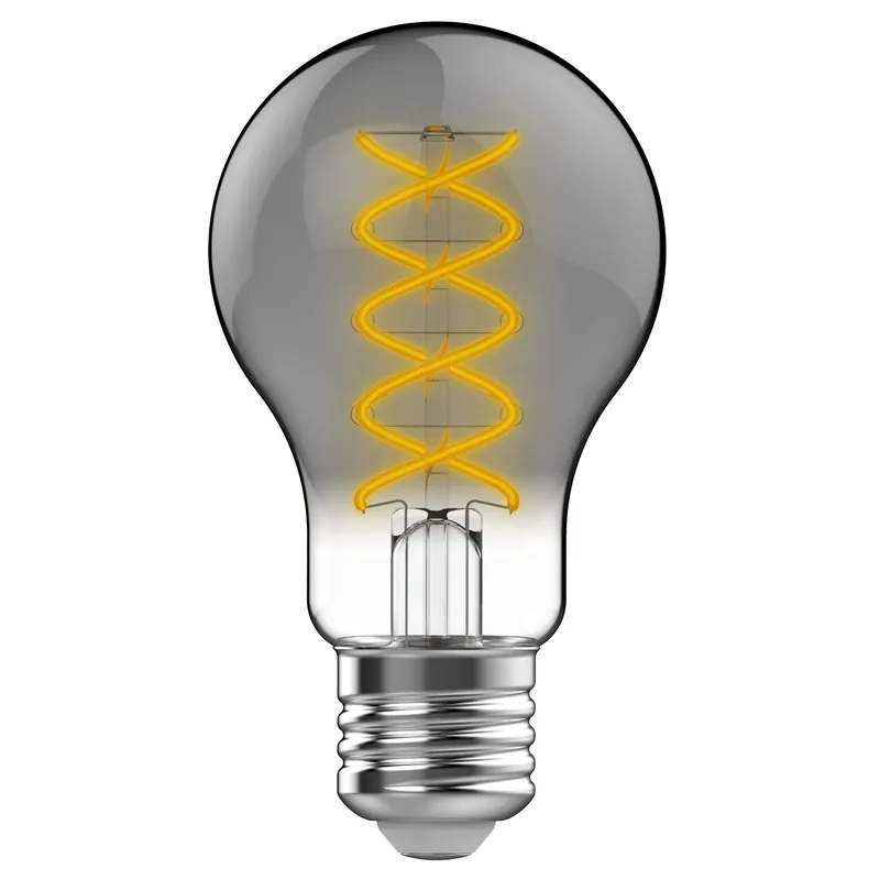Led Filament Leuchtmittel - Klassisch A60 E27 4,5W 120lm 1800K Smokey 330° - dimmbar Highlight
