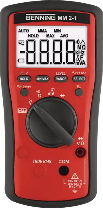 Multimeter MM 2-1 0,01 mV – 600V AC/DC TRUE RMS BENNING Bestpreis
