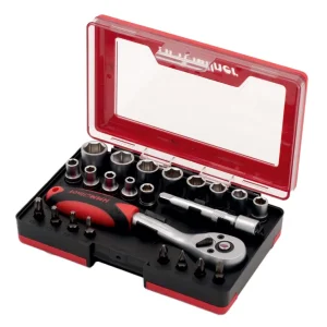 Müllner Steckschlüsselsatz 23-tlg - 1/4", 4-14 mm - Profi Echt