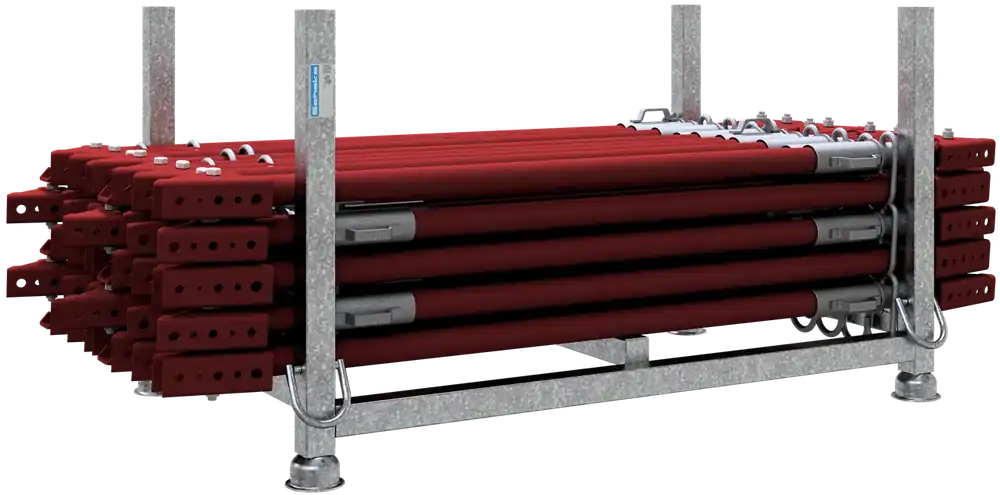 Schrägstützen Set - verzinkt - 210 - 371 cm - 50 Stck. im Gestell Begrenztes Angebot