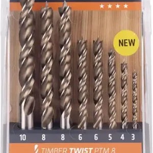 Solange Der Vorrat Reicht Holzspiralbohrersatz TIMBER TWIST 8-tlg.1x D.3,4,5,10 mm,2x D.6,8mm ALPEN