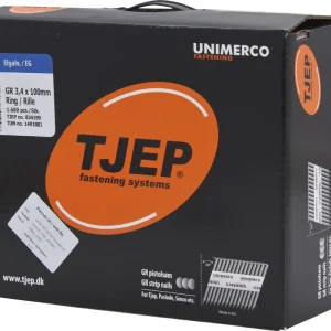 TJEP GR34/100 Rillennagel verzinkt D-Kopf Maxi-Box 1.600 Stk. Garantierte Lieferung