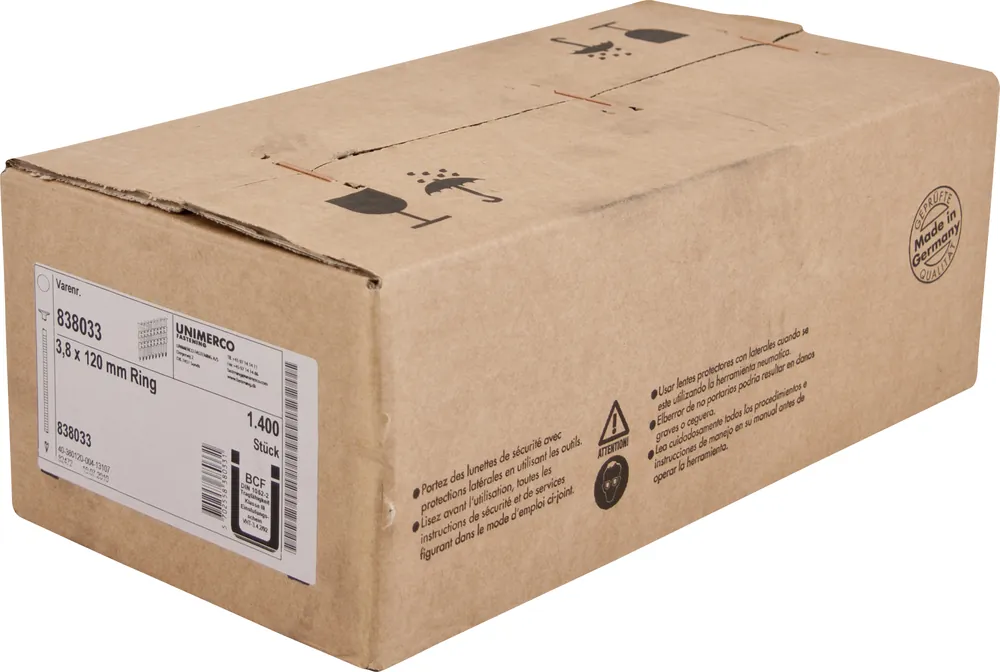 Nur Für Kurze Zeit TJEP FH38/120 Rillennagel blank Rundkopf. Box 1.400 Stk.