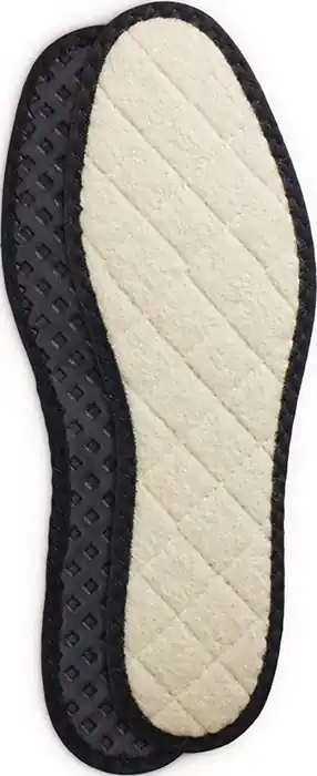 Begrenztes Angebot Einlegesohle Alu Therm Tech Gr.45 wollweiß-schwarz Alu-Kälteschutz COLLONIL VE: 3 Paare