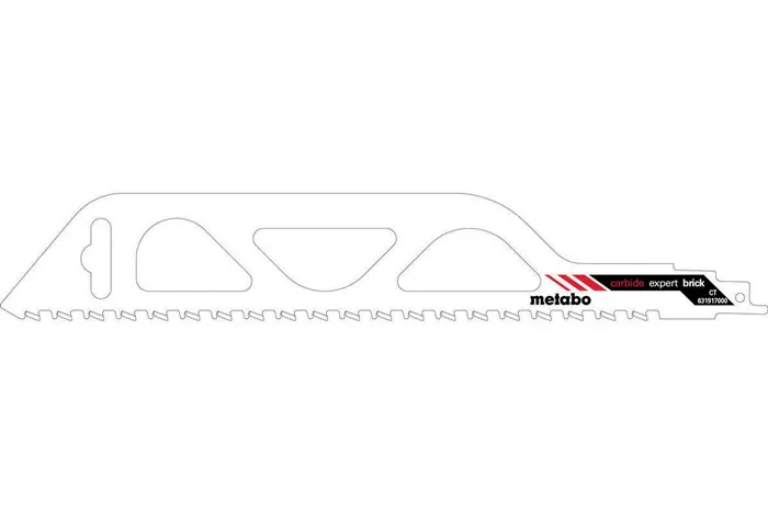 Säbelsägeblatt expert brick L.305mm Dicke 1,5mm HM Zahnteilung12,7mm/2TPI Metabo Abverkauf