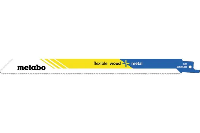 Wochenendangebot Säbelsägeblätter flexible L.225mm Dicke 0,9mm Zahnteilung1,8-2,6mm BiMetall