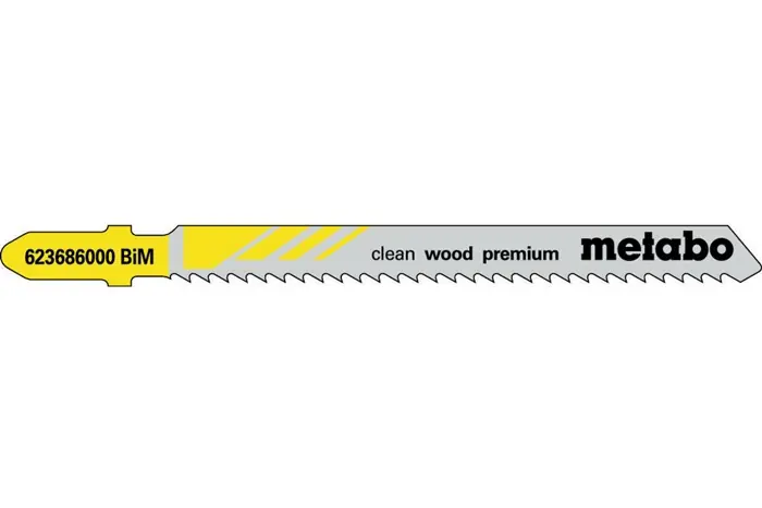 Stichsägeblätter clean wood premium Nutz-L.74mm Zahnt.2,5mm BiMetall Z.geschlif. Zertifiziert