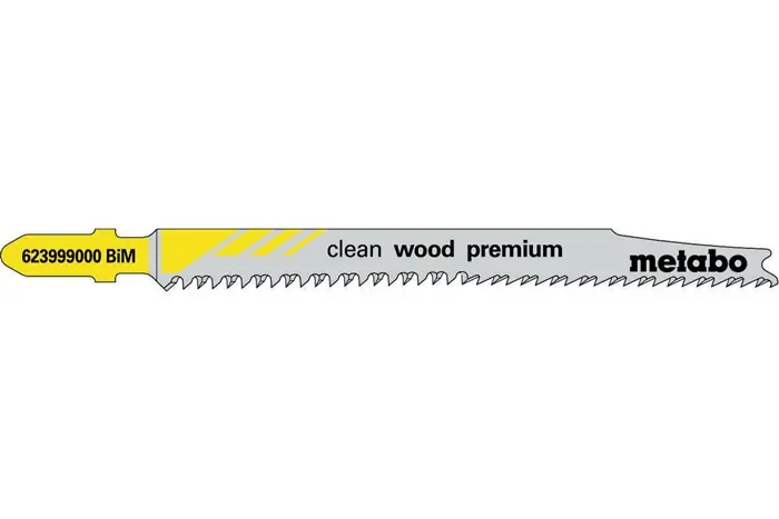 Stichsägeblätter clean wood premium Nutz-L.93mm Zahnt.2,2mm BiMetall Z. Metabo Neue Ware