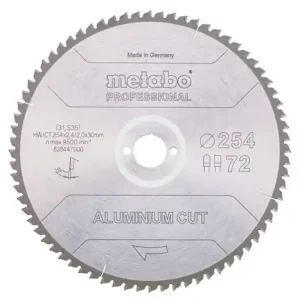 Sichere Zahlung Kreissägeblatt aluminium cut professional D254x2,4/2,0xB30mm Z.72 FZ/TZ 5Gr. neg