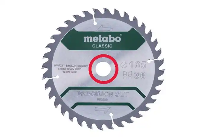 Must-Have Kreissägeblatt precision cut wood classic D165x2,2/1,4xBohrung20mm Z.36 WZ