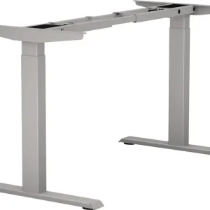 Steh-Sitz Tischgestell E-MORE 2M2S silber RAL 9006 H.700-1200mm BMB Abverkauf