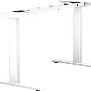 Preisreduziert Steh-Sitz Tischgestell E-MORE 2M2S weiß RAL 9010 H.700-1200mm BMB