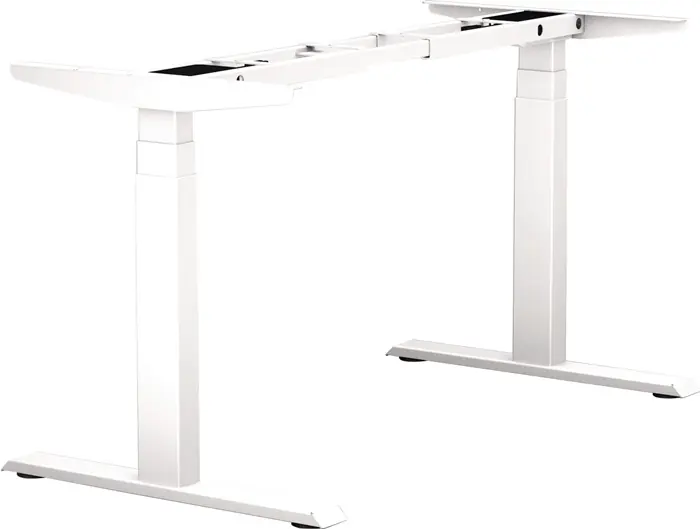 Rabatt Steh-Sitz Tischgestell E-MORE 2M3S GS weiß RAL 9010 H.640-1290mm BMB