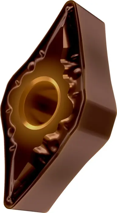 Drehwendeschneidplatte ISO DNMG 150608E-FM:T8430 D.5,16mm PVD beschichtet VE: 10 Stück Super-Preis
