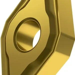 Drehwendeschneidplatte ISO DNMG 150608E-NF:T8315 D.5,16mm PVD beschichtet Gold VE: 10 Stück Garantierte Lieferung