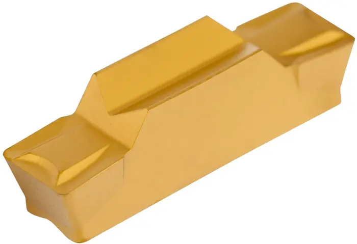 Drehwendeschneidplatte ISO LCMF 083008-F:T8330 Tiefe 6mm PVD beschichtet Gold VE: 10 Stück Beliebt