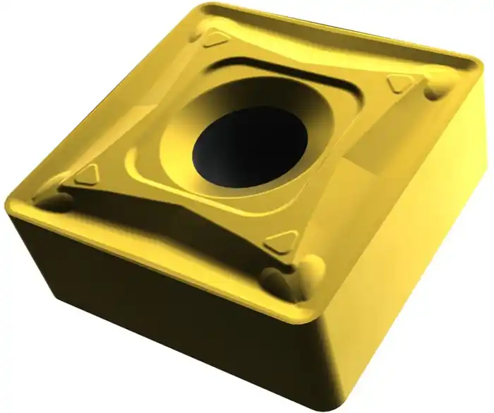 Aktuell Drehwendeschneidplatte ISO SNMG 190612E-M:6630 D.7,94mm MT-CVD beschichtet Gold VE: 10 Stück