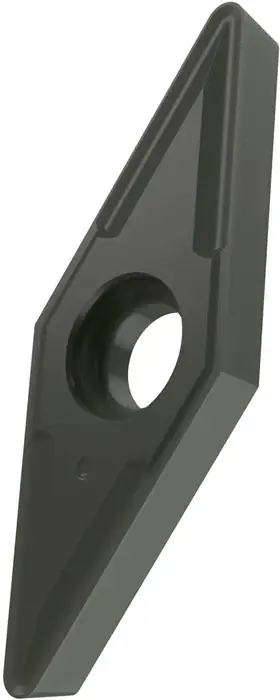 Drehwendeschneidplatte ISO VCGT 130308E-NF2:TT010 Bohrungs-D. 3,4mm Farbe Grau VE: 10 Stück Direktkauf
