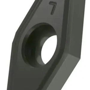 Drehwendeschneidplatte ISO VCGX 130300FR-FF2:TT010 Bohrungs-D. 3,4mm Farbe Grau VE: 10 Stück Abverkauf
