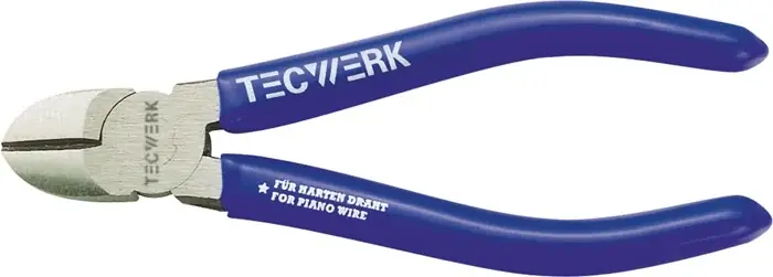 Bestpreis Seitenschneider L.130mm Kopf pol.Ku.-Überzug TECWERK