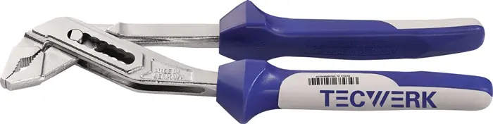 Günstig Wasserpumpenzange L.250mm Spann-W.6-44mm verchr.Mehrkomp.-Hüllen TECWERK