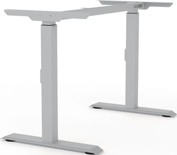 Tischgestell reinweiß RAL 9010 Hub 650-830mm H.900mm Schrauben BMB Abverkauf