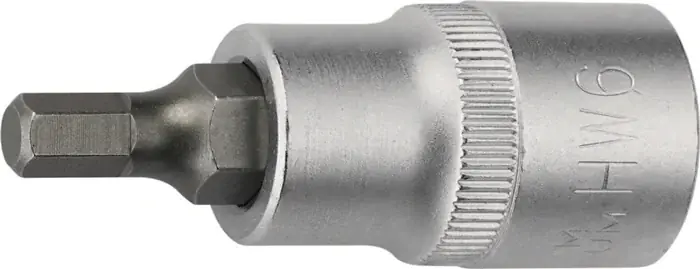 Steckschlüsseleinsatz 1/2 Zoll Innen-6-kant SW 14mm L.55mm TECWERK Schnäppchen